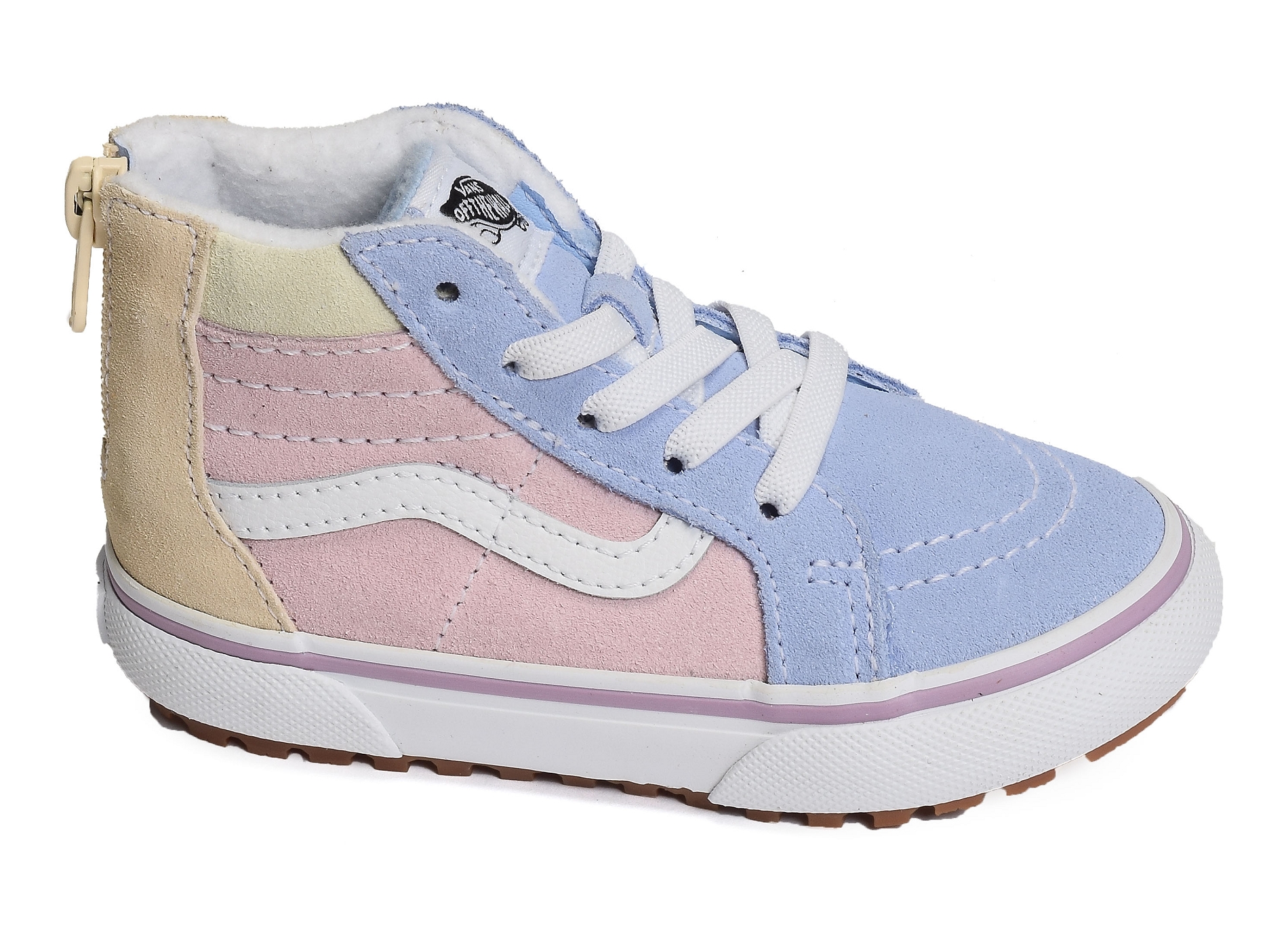 Td sk8 hi bb zip bleu rose
