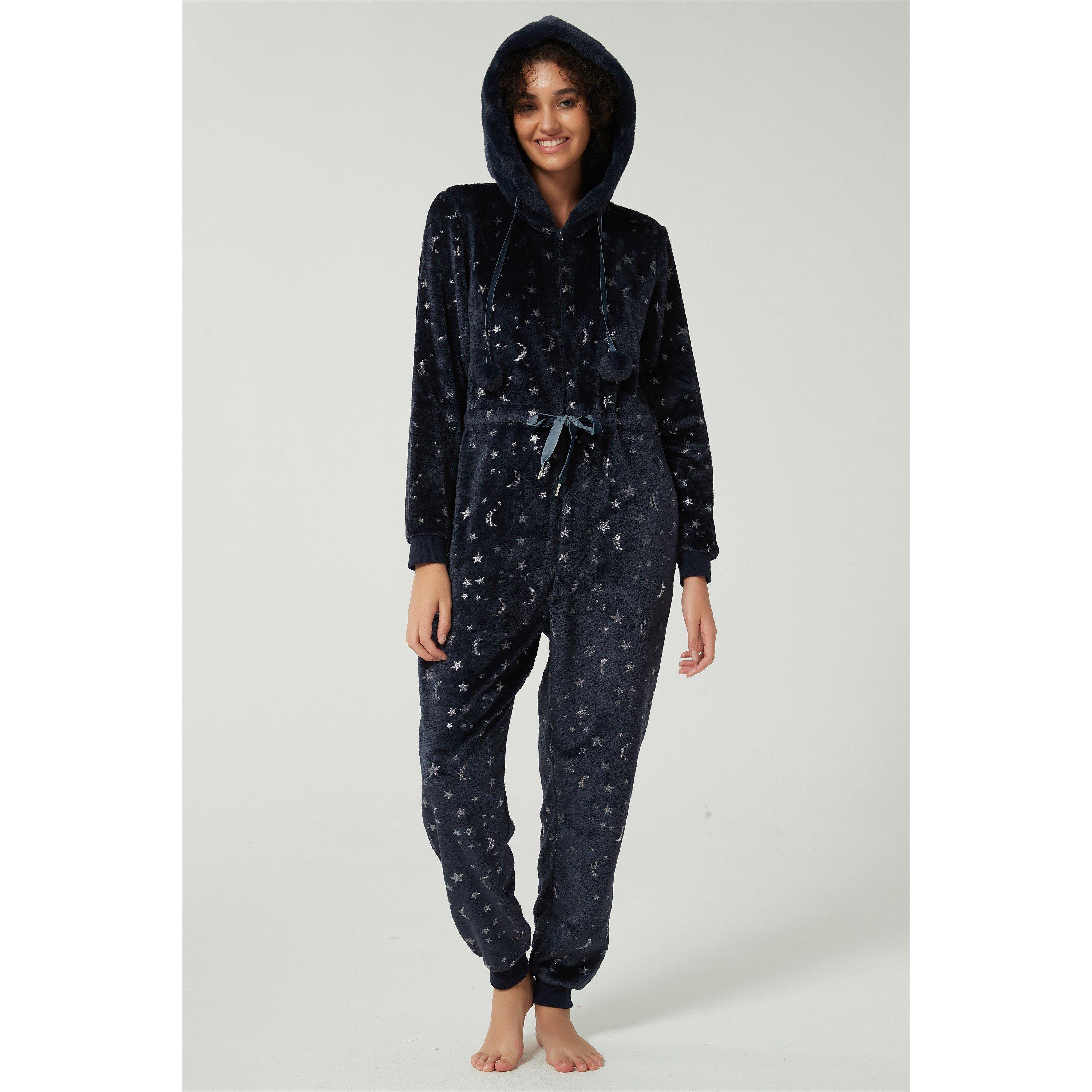 Linea Ladies Luxury Star Foil Onesie