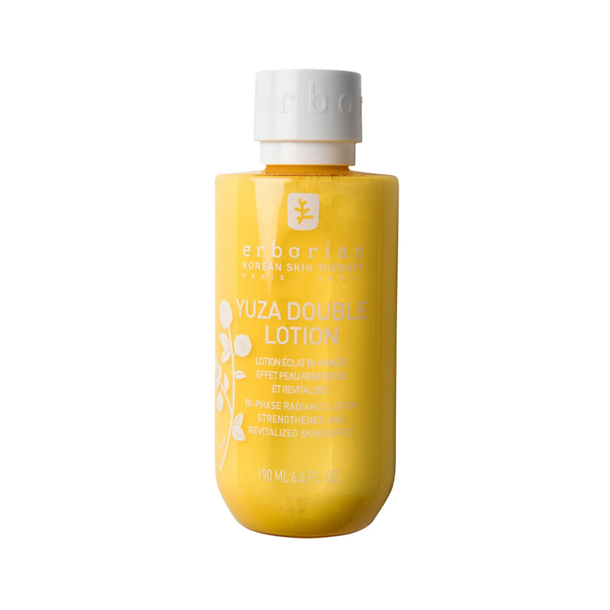 Erborian - Yuza Double Lotion Lotion Eclat Bi-Phasée - Effet Peau Renforcée et Revitalisée- Anti-tâches et éclat