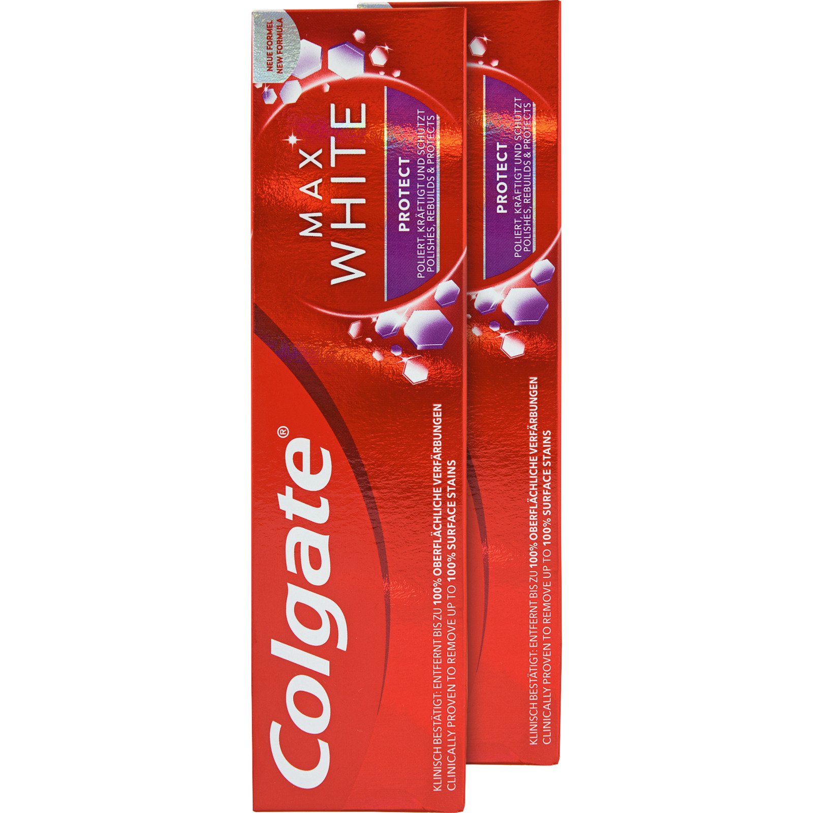 Colgate Zahnpasta Max White & Protect 2 x 75 ml