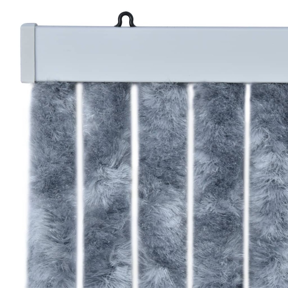 Moustiquaire argenté 90x200 cm chenille
