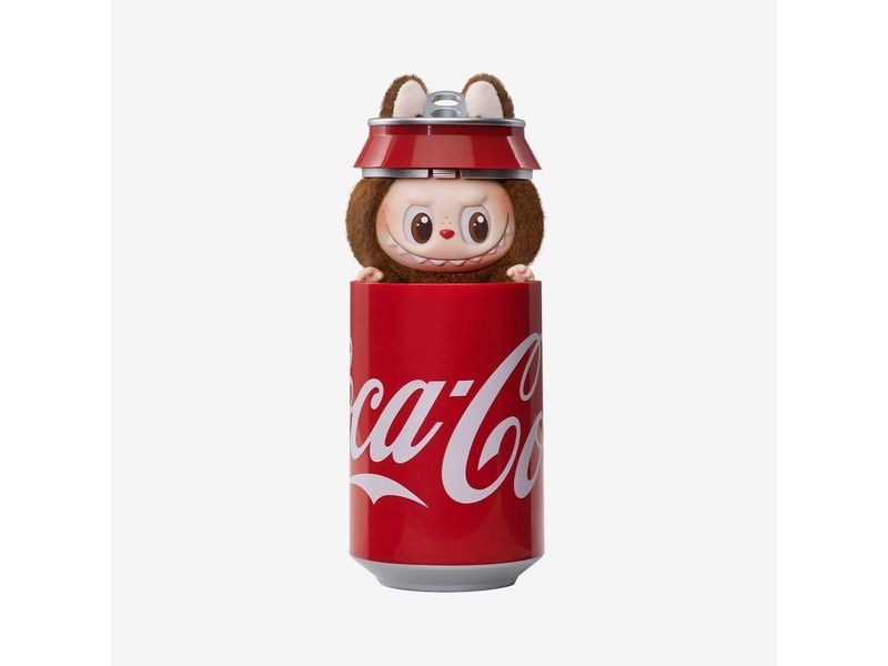 Pop Mart Plüsch-Anhänger Labubu Coca Cola Blind Box, 17 cm Trendiger Vinyl-Plüschanhänger