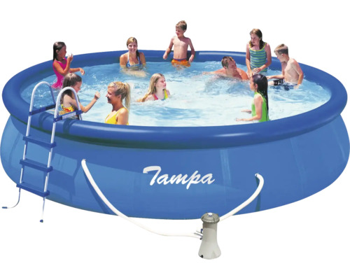 Bovengronds zwembad Fastsetpool Marimex Ø 457 cm 457 x 457 x 122 cm 14000 l blauw incl. ladder