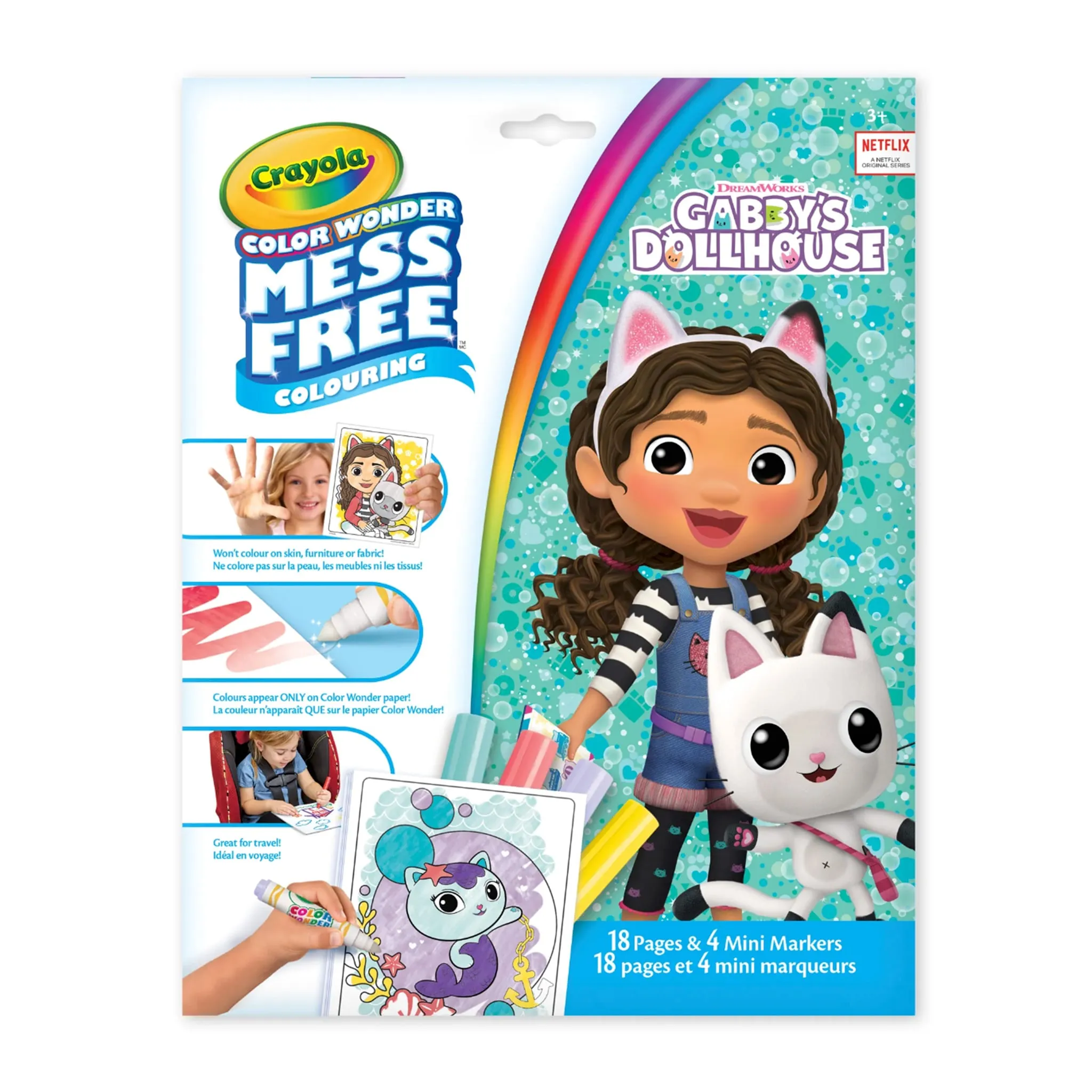Gabby et la maison magique Ensemble de Coloriage Color Wonder - Gabby's Dollhouse