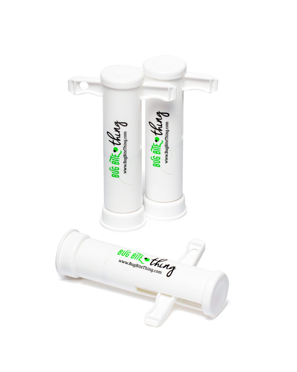 Bug Bite Thing® - Gegen Mückenstiche, Bienen, Wespen & Insekten | 3-Pack | Weiß