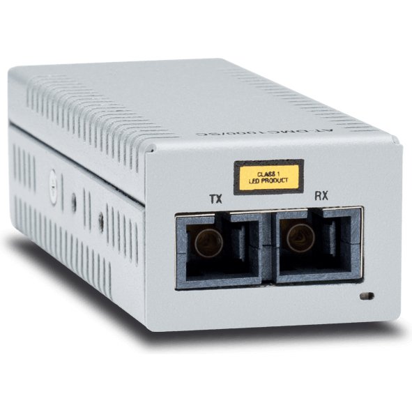 Allied Telesis DMC1000/SC convertisseur de support réseau 1000 Mbit/s 850 nm Multimode Gris