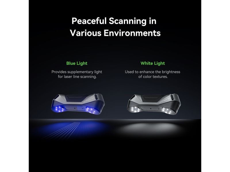 Creality 3D-Scanner CR-Scan Raptor Tragbarer 3D-Scanner mit messtechnischer Genauigkeit für Objekte aller Grössen