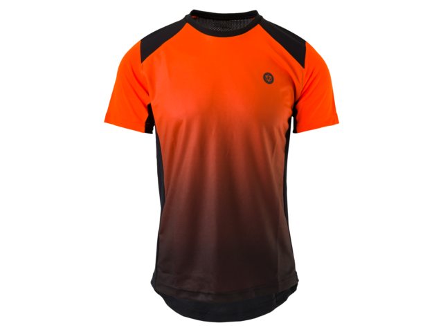 AGU Kortærmet MTB Jersey Sort/Orange