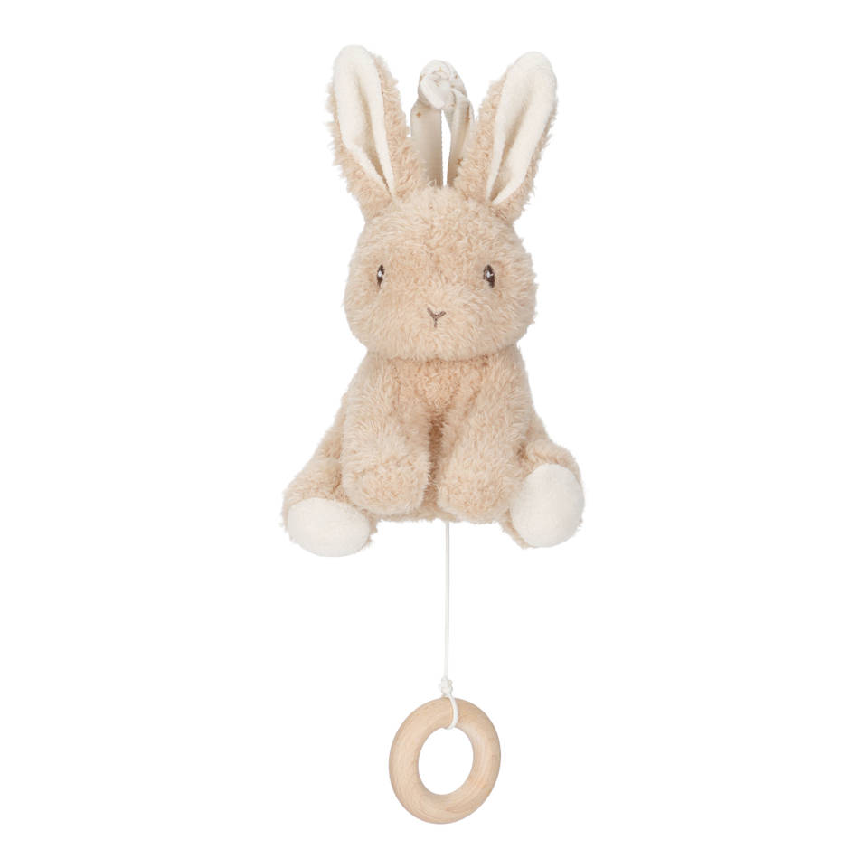 Little Dutch Newborn Naturals muziekdoosje baby bunny