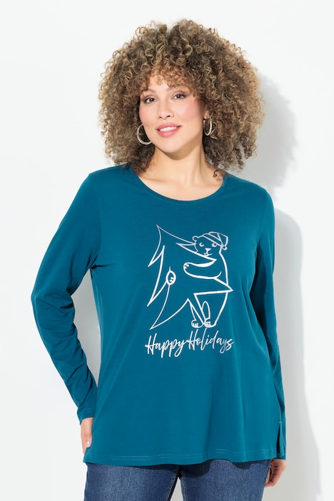 Weihnachtsshirt, Classic, Rundhals, Langarm