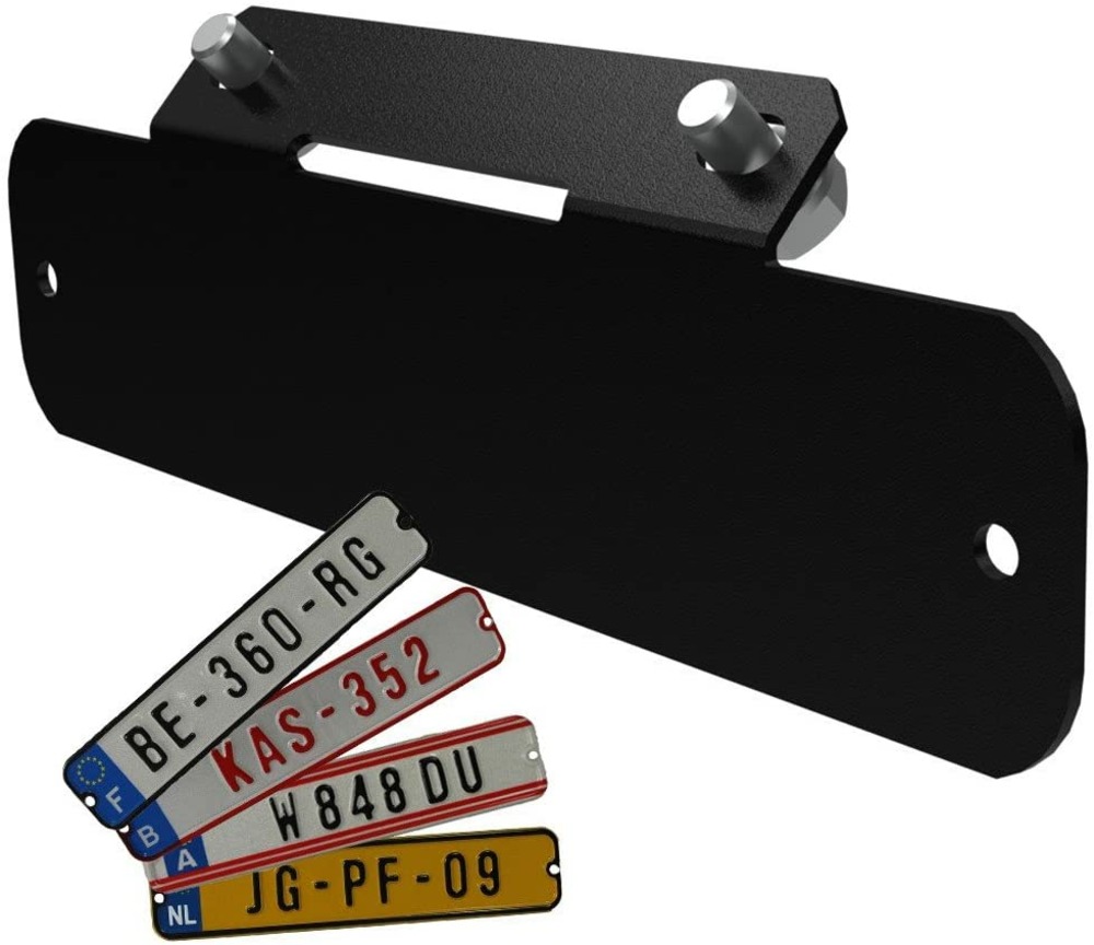 Kit plaque d immatriculation pour cadre xl