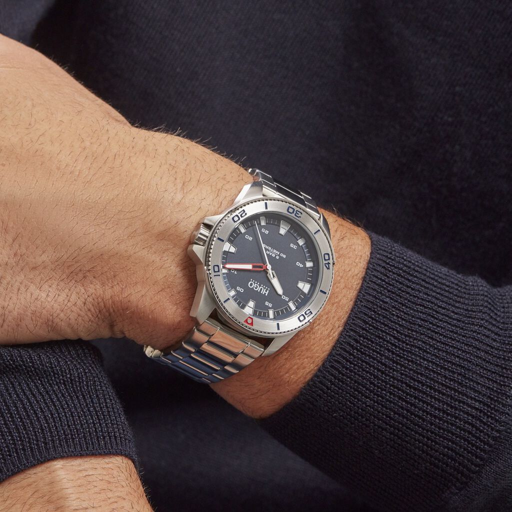 Montre Hugo Streetdiver Bleu