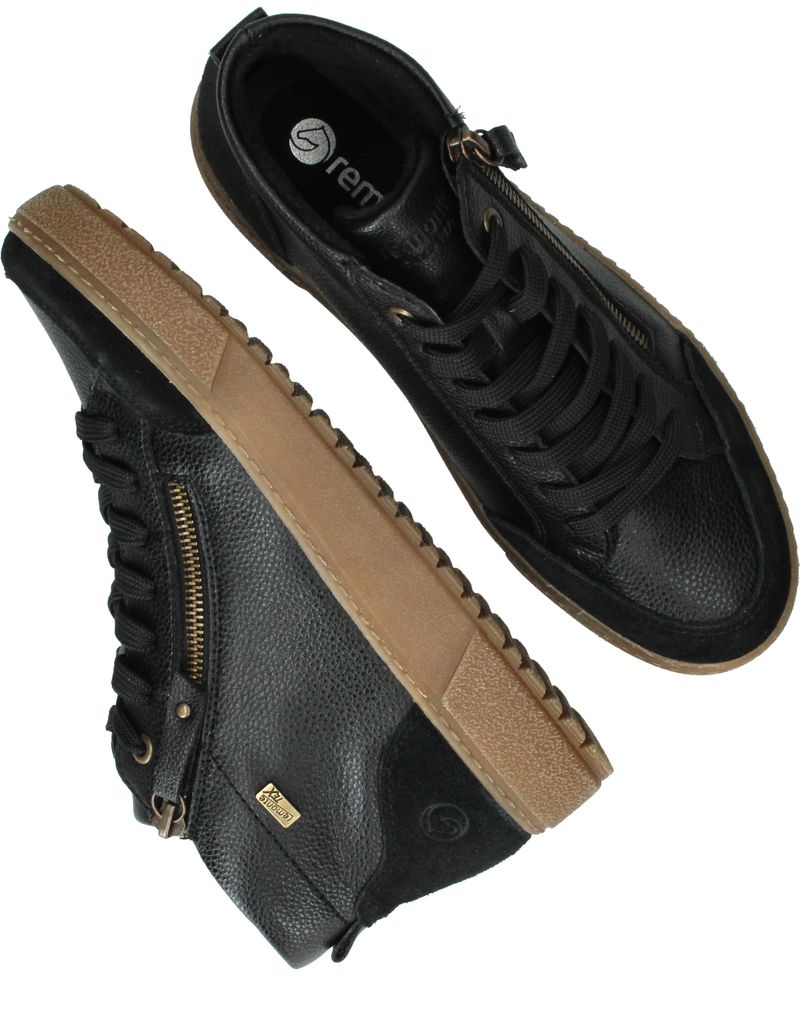 Remonte Veterboots Zwart Dames