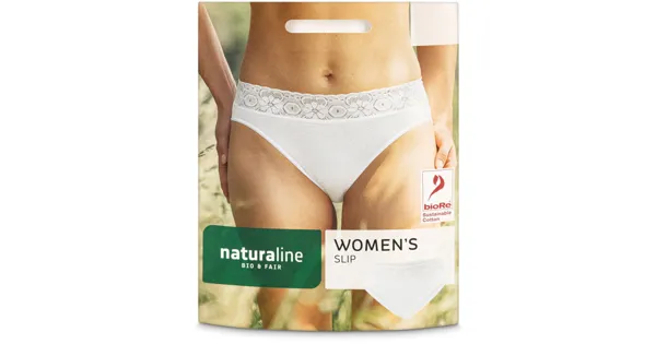 Naturaline Textil Damen Slip weiss M