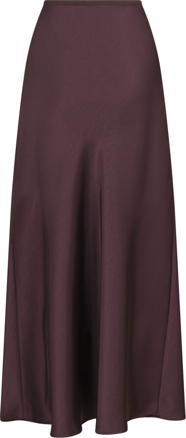 Neo Noir Vicky Heavy Sateen Skirt Burgundy