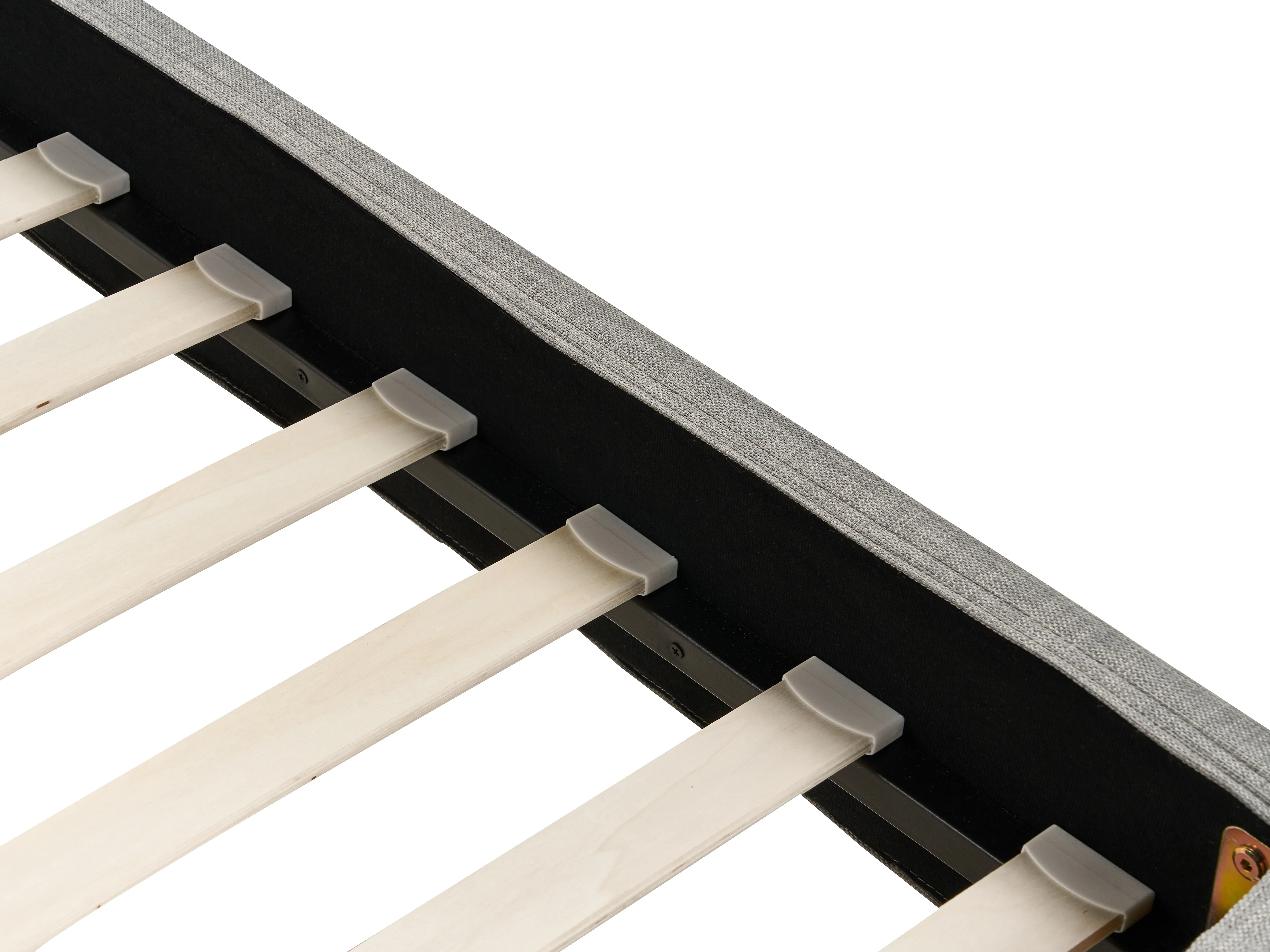 Bed Stof FITOU 90 x 200 cm Lichtgrijs