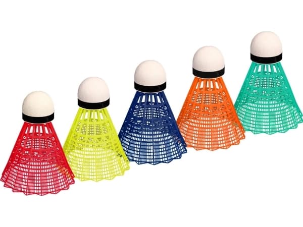 Avento Badminton fjerboller farget Avento x5 uni