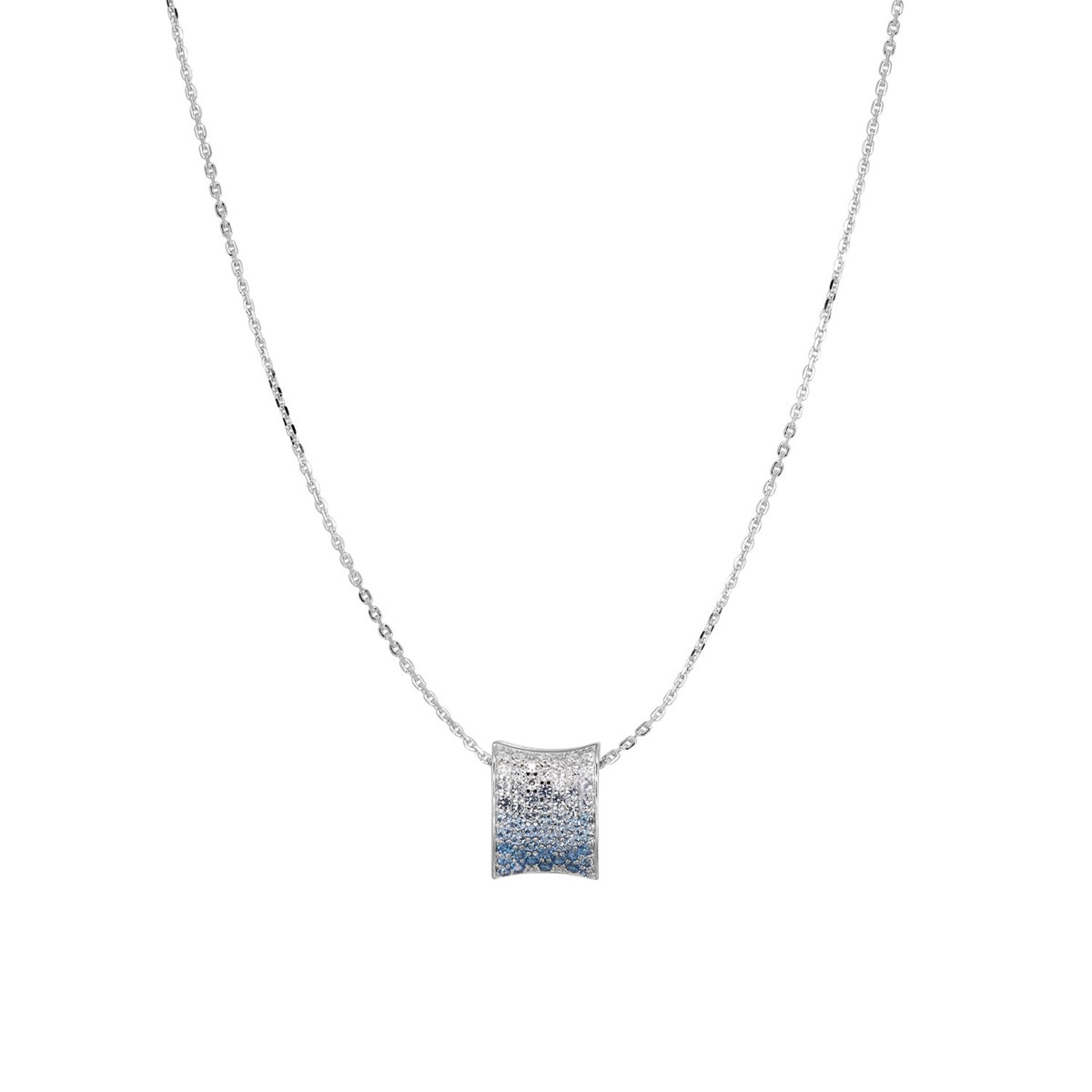 Collier Sif Jakobs FELLINE CONCAVOpendentif dégradé bleu
