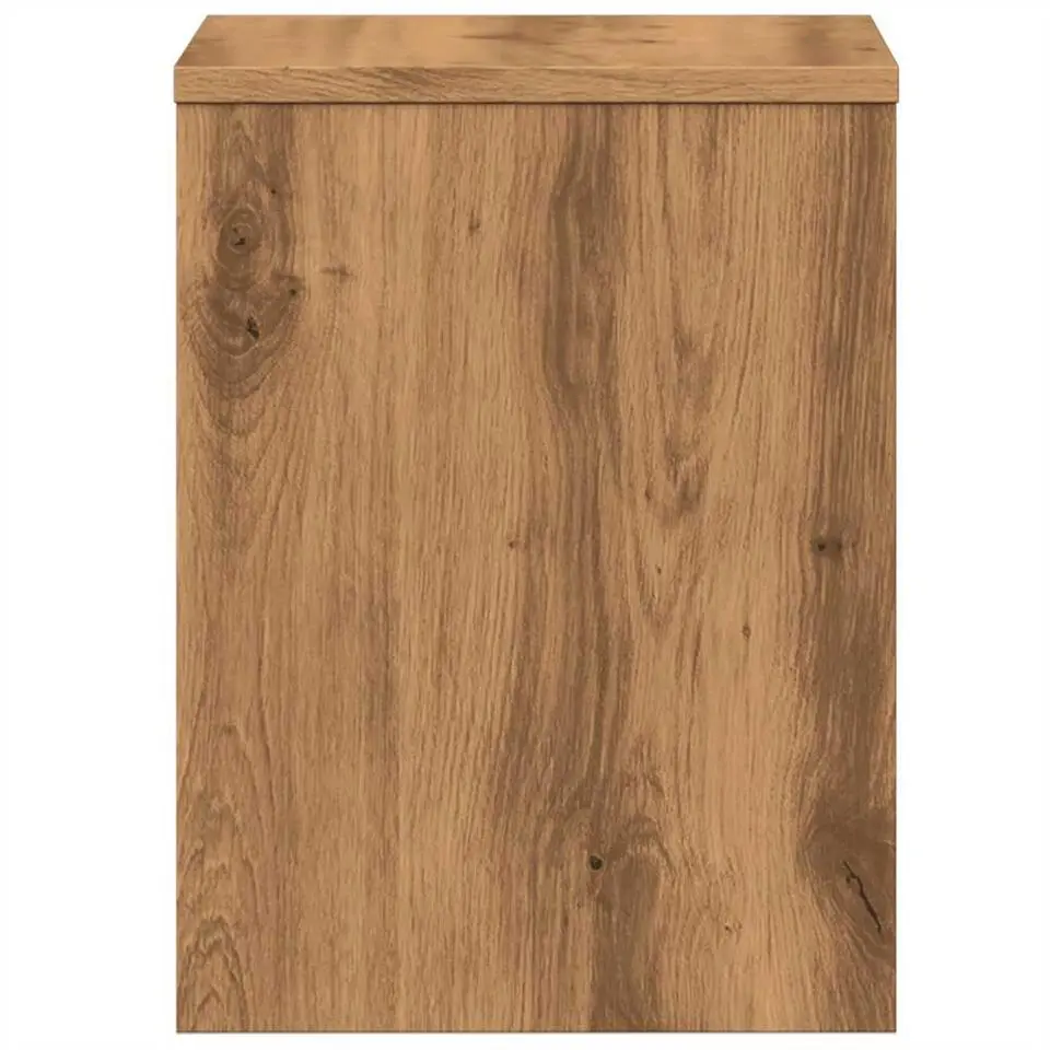 vidaXL - Houten Nachtkastjes met vakken - Artisanaal eiken - 40x30x40 cm - 2 st