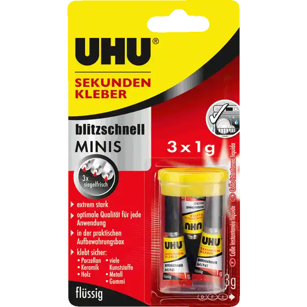 Sekundenkleber Minis Flüssig