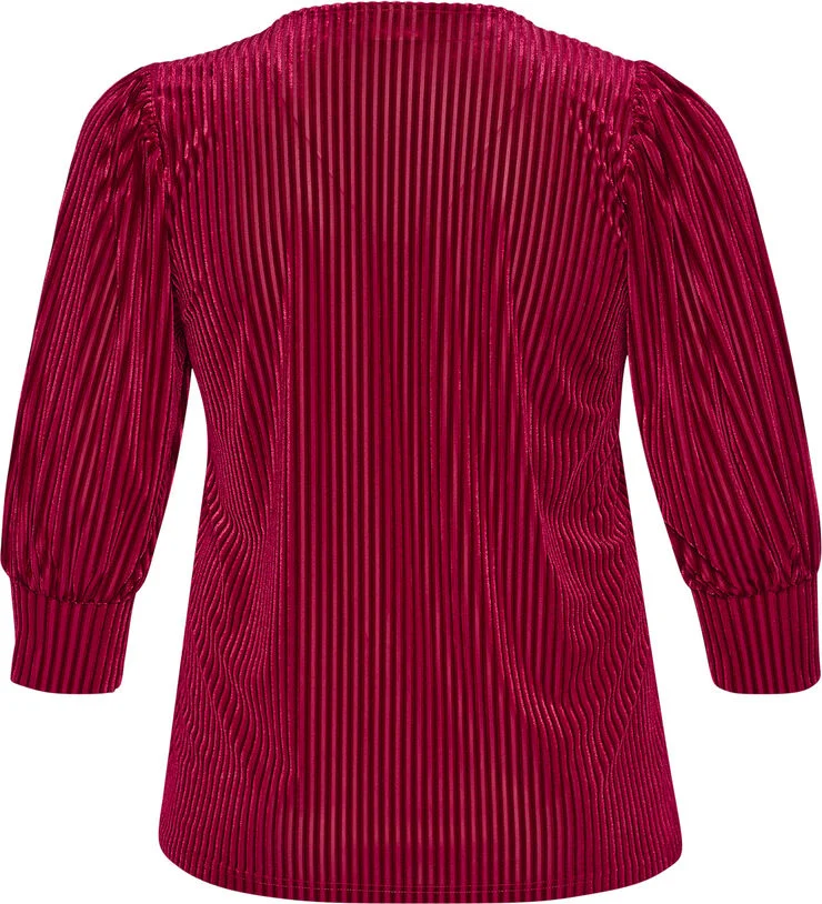 Kaffe Curve KCcacanna Blouse Haute red cc