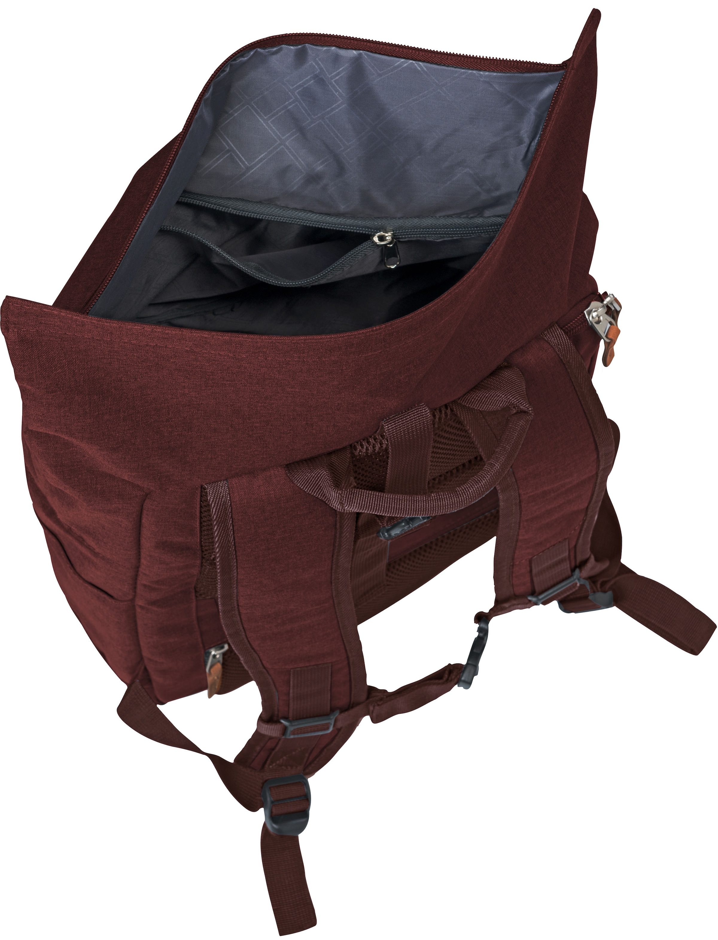 travelite Freizeitrucksack »BASICS Rollup Rucksack« Arbeitsrucksack Sportrucksack Reiserucksack Schulrucksack