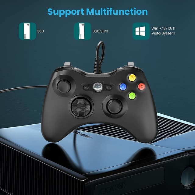 Gamepad Joystick spilcontroller til Xbox 360 PC Windows