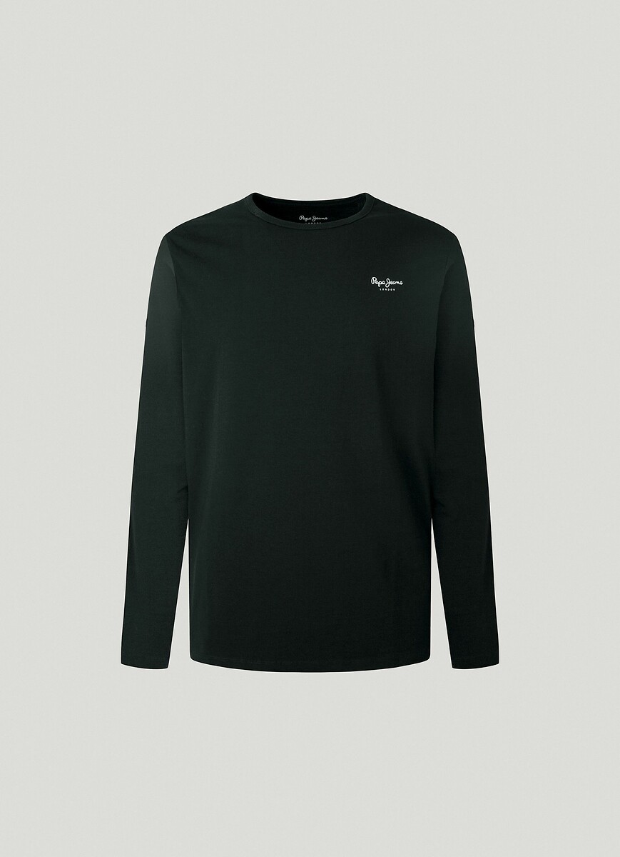 PEPE JEANS<br>Camiseta original de manga comprida com elastano