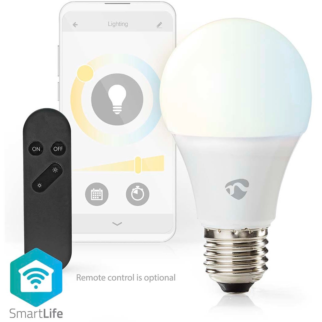 Nedis WIFILRW10E27 Smartlife LED-lamp E14 806 lm 9W warm-cool white