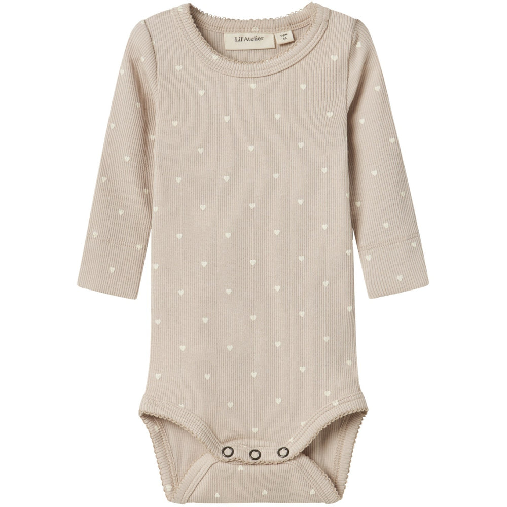 Køb Lil'Atelier Gray Morn Heart Gago Slim Body Noos