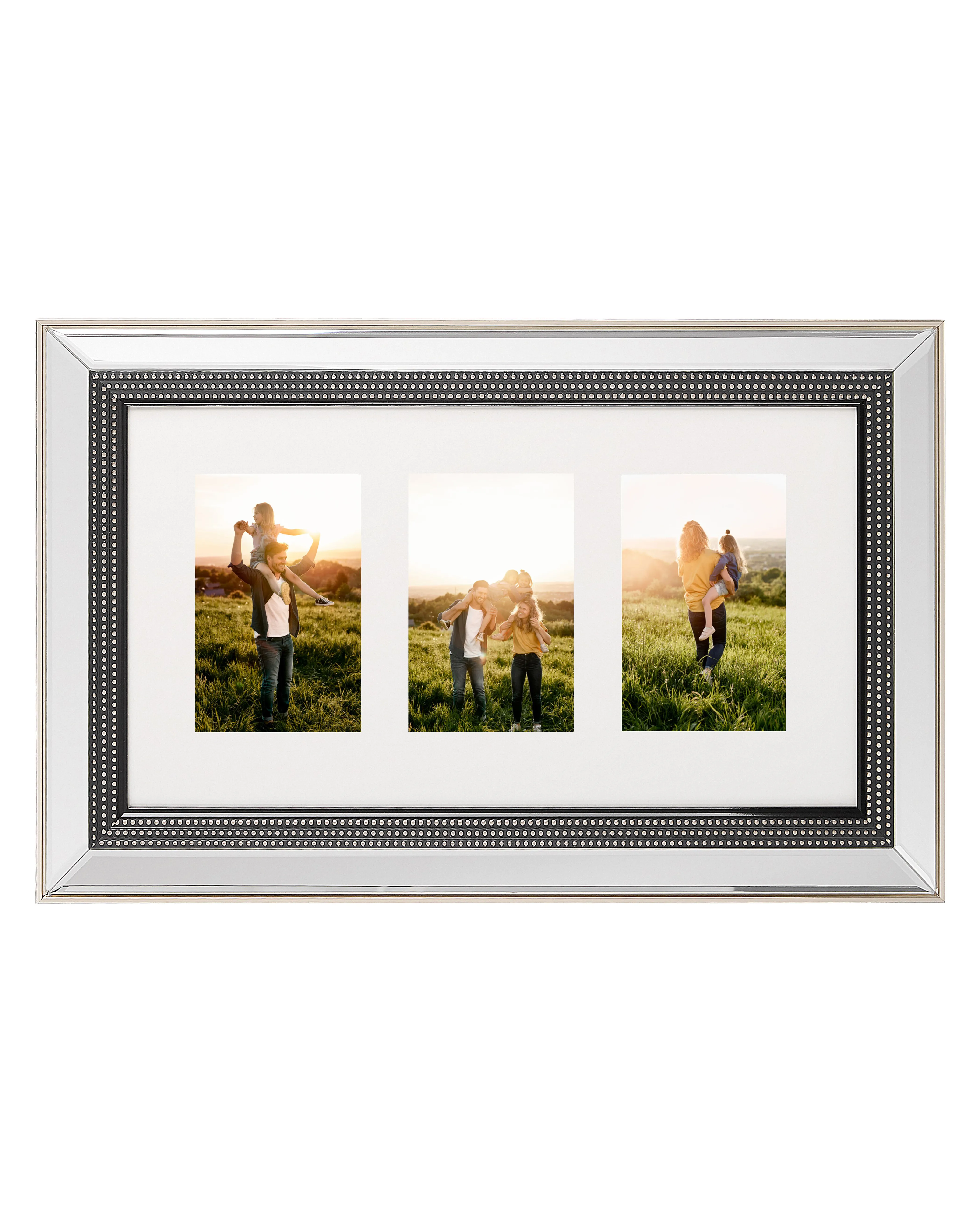 Lijst voor 3 foto's DALABA Zilver