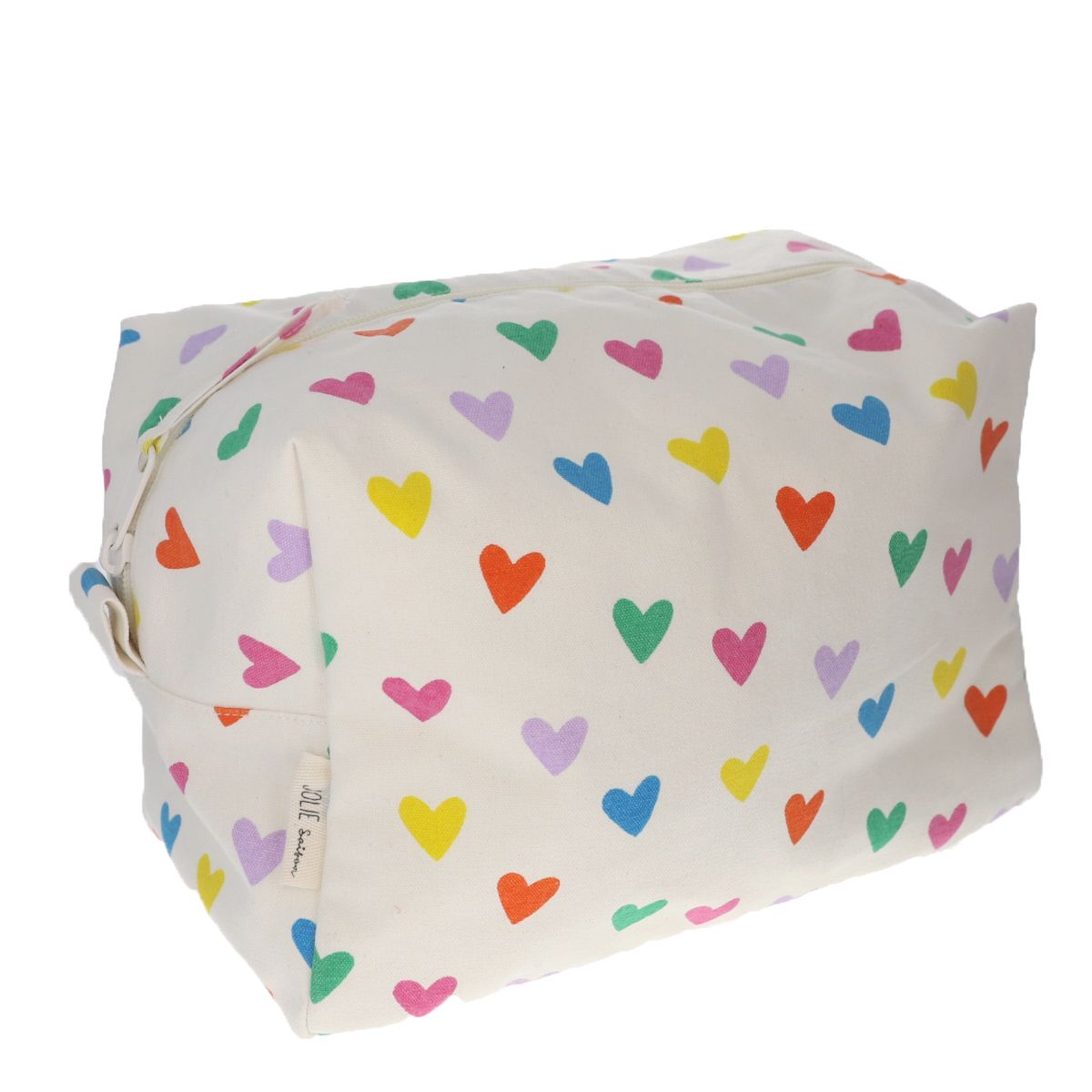 Grande trousse de toilette multicœurs Jolie saison