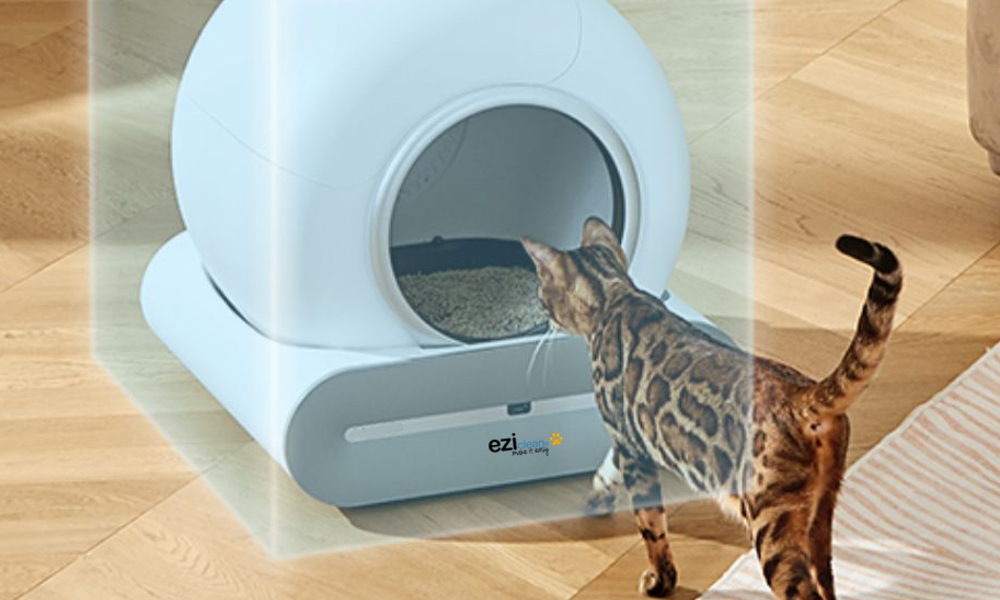EZIclean® CATBOT K8i caixa de areia autolimpante conectada para gatos