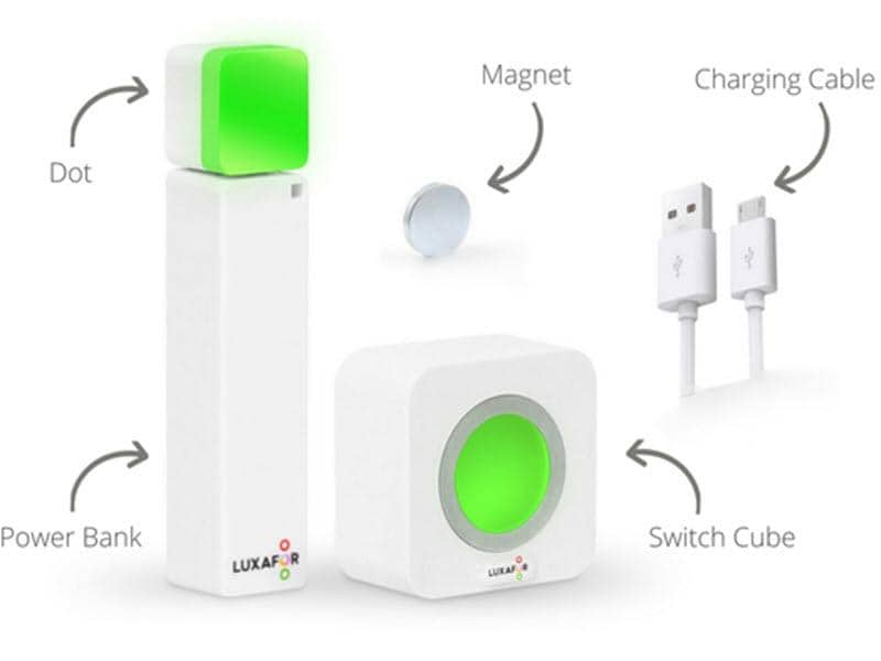 Luxafor Switch Luxafor Switch – Kabellose LED-Verfügbarkeitsanzeige mit einer Fernbedienung, die Ablenkungen eliminiert