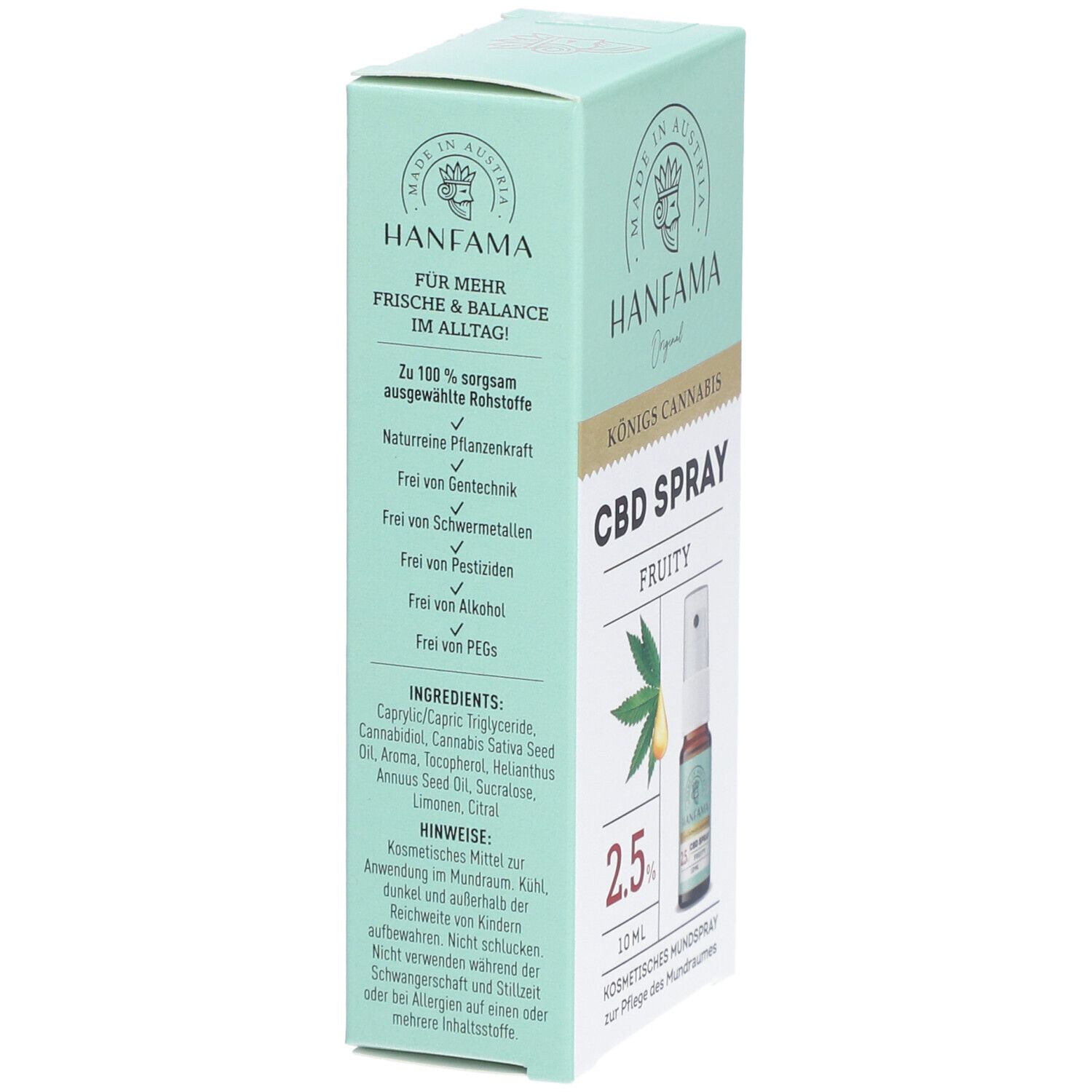 HANFAMA CBD Spray Fruity 250 mg