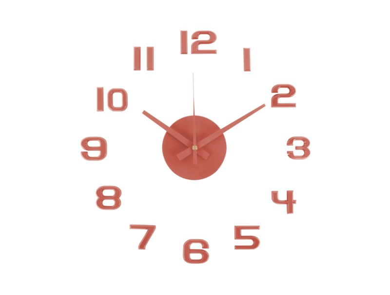Wall Clock DIY Sunset Numbers KA6001BK Black