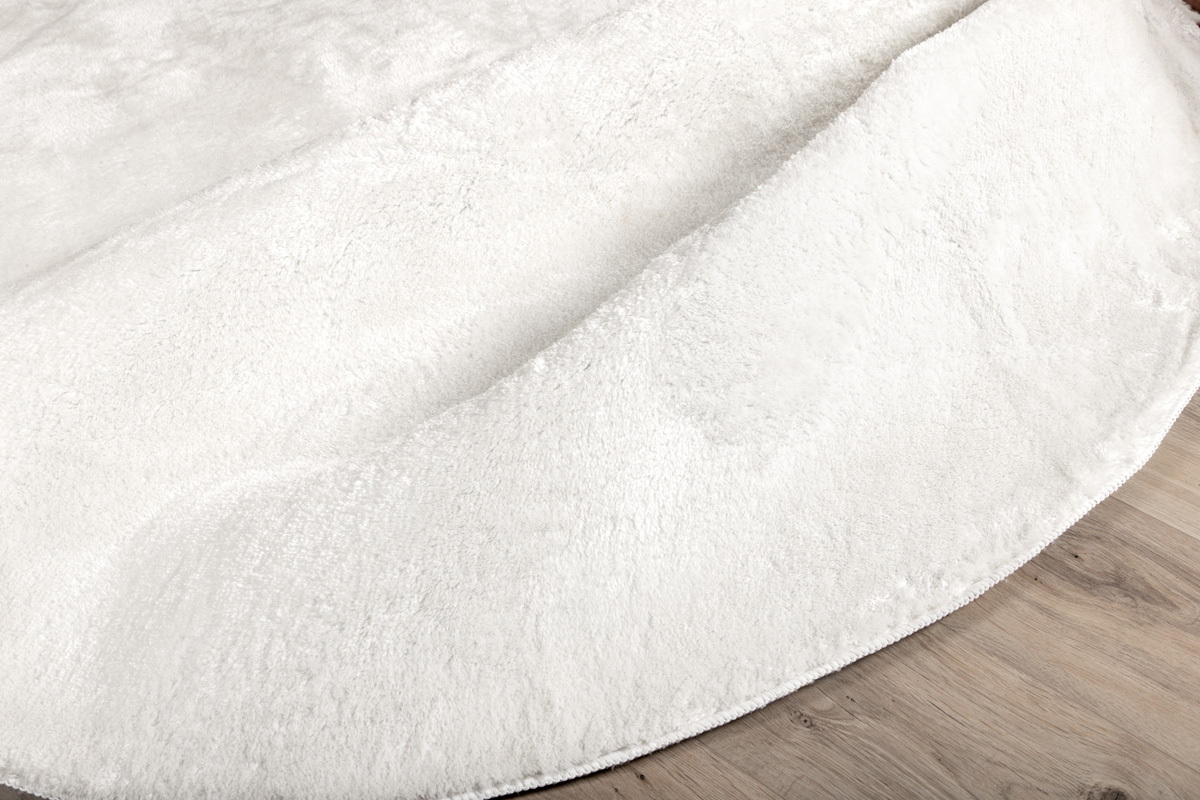 Vloerkleed Kelsey - Ø 200 cm Wit
