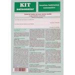 Kit contrat location meublée saisonnière weber diffusion 6 pages contrat descriptif inventaire