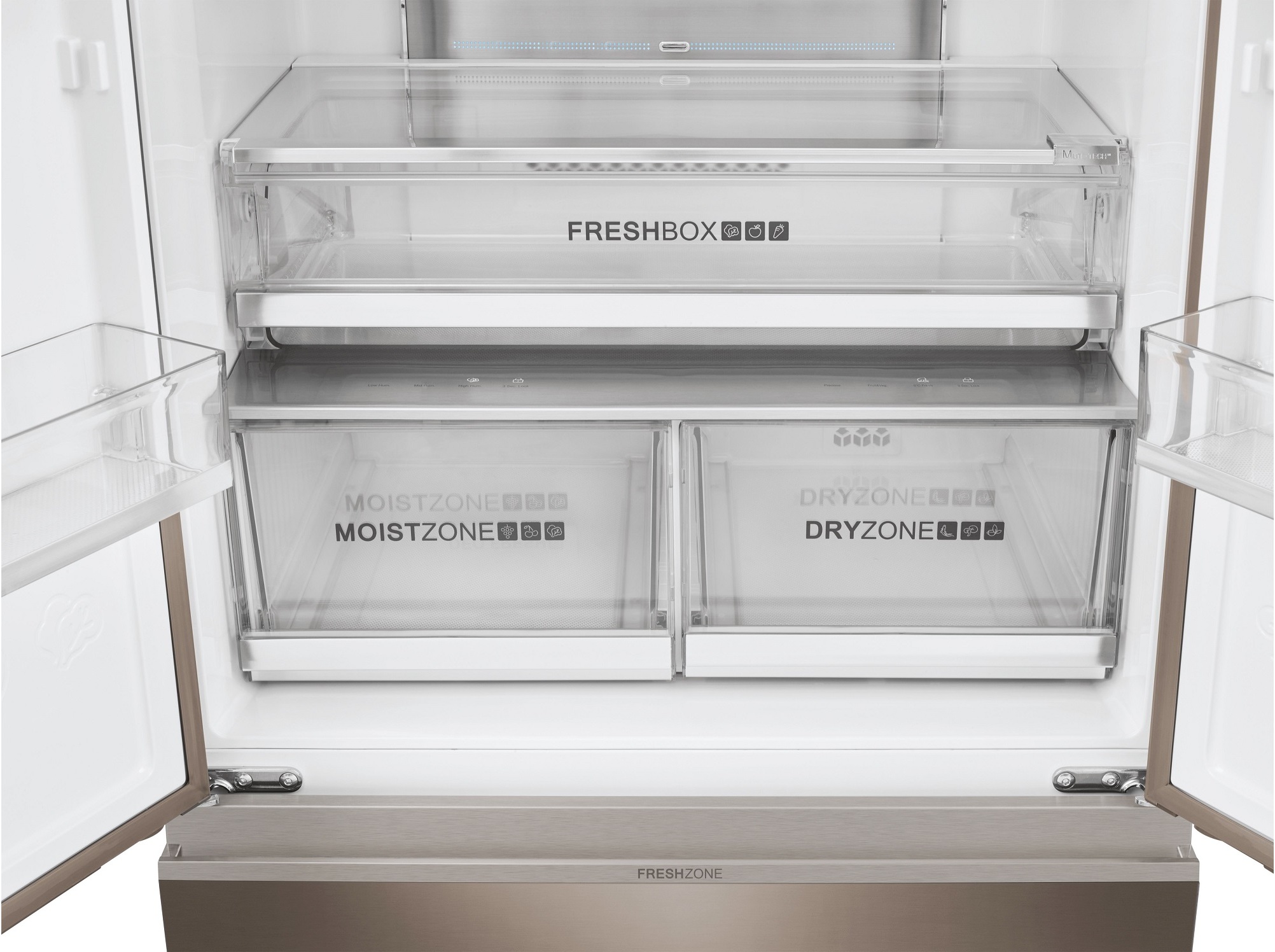 FRIGORÍFICO AMERICANO HAIER HB18FGSAAA NO FROST 508L INOX