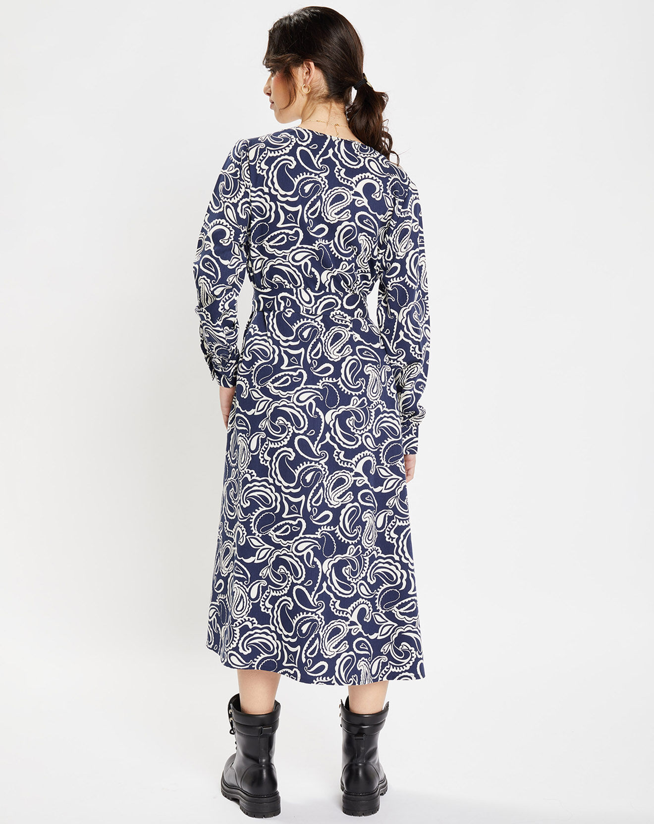 Jodhpur Robe Atoll imprimée bandana bleu marine