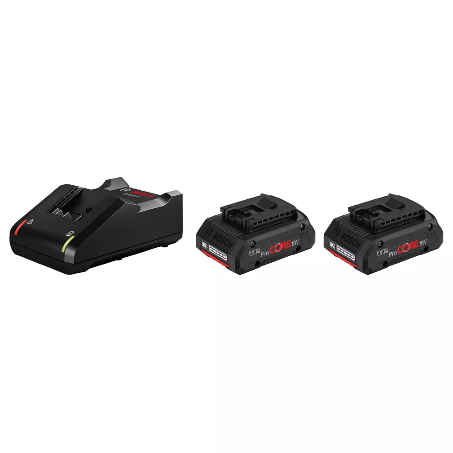 Bosch 1600A01BA3 18V Li-Ion accu starterset (2x 4.0Ah)   lader