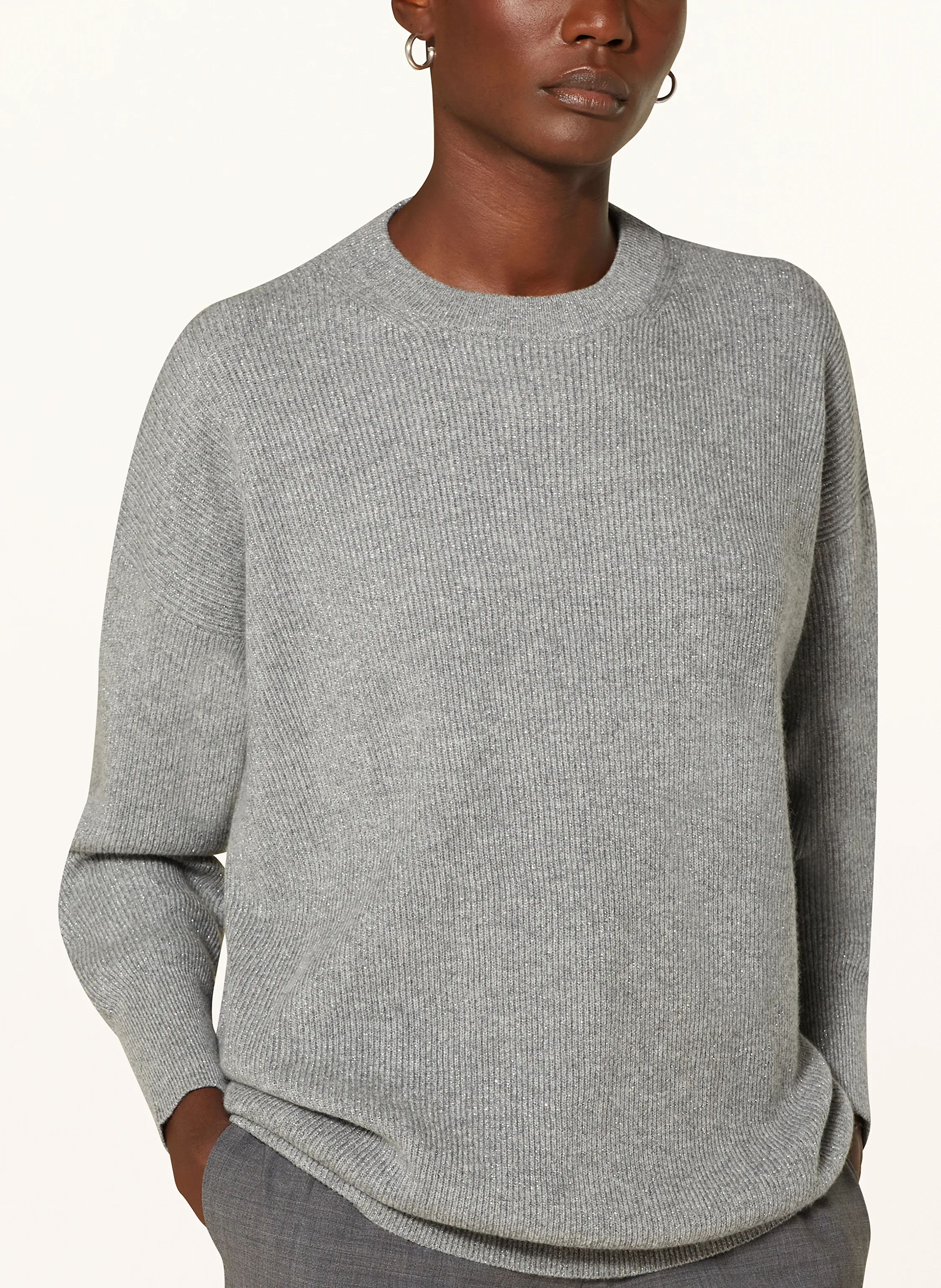 FABIANA FILIPPI Pullover mit Glitzergarn