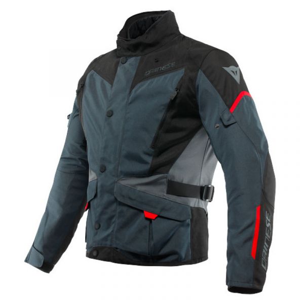 Dainese Casacos Tempest 3 D-dry Ebony Black Lava-red 46