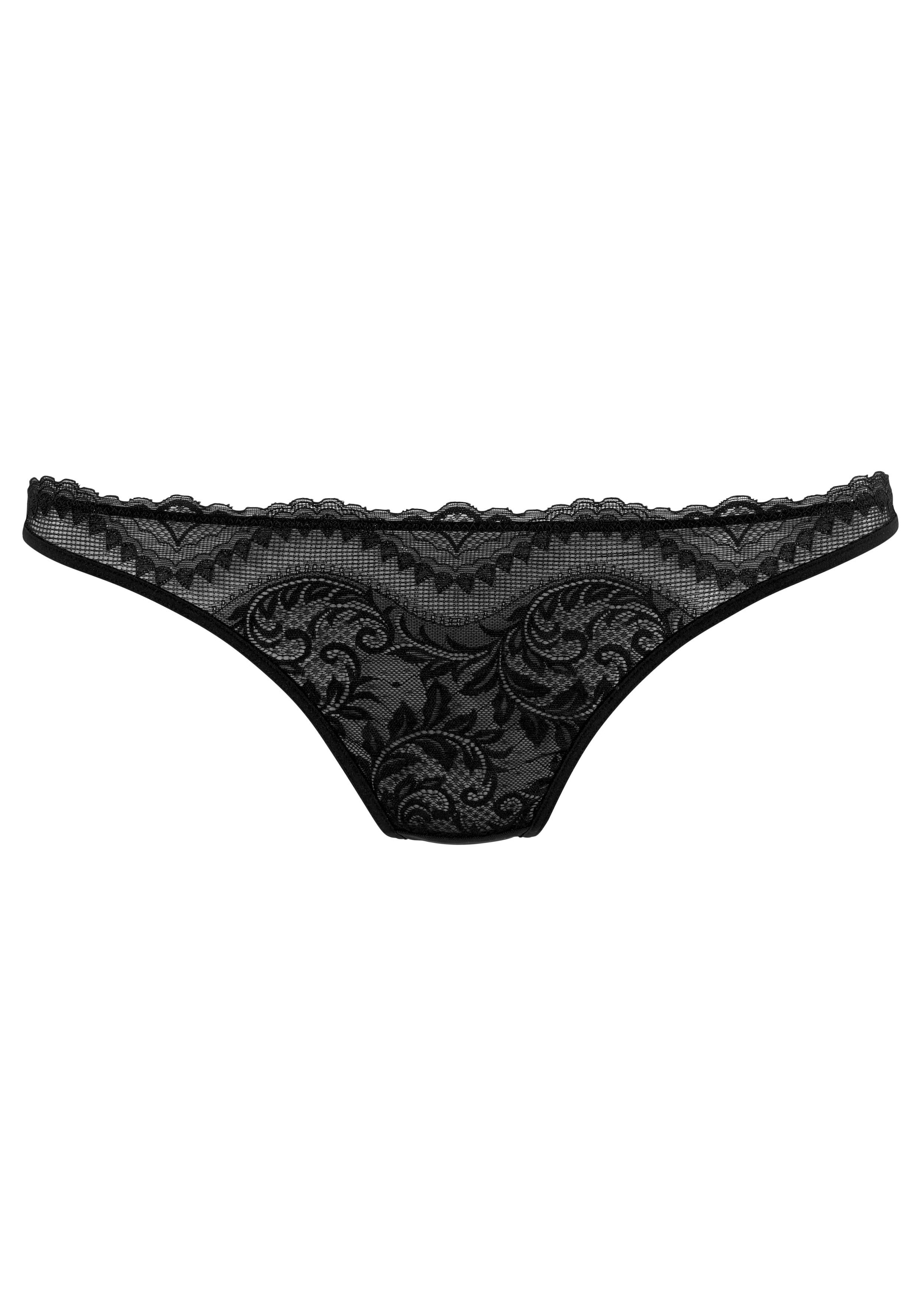 petite fleur gold String , mit eleganter Spitze