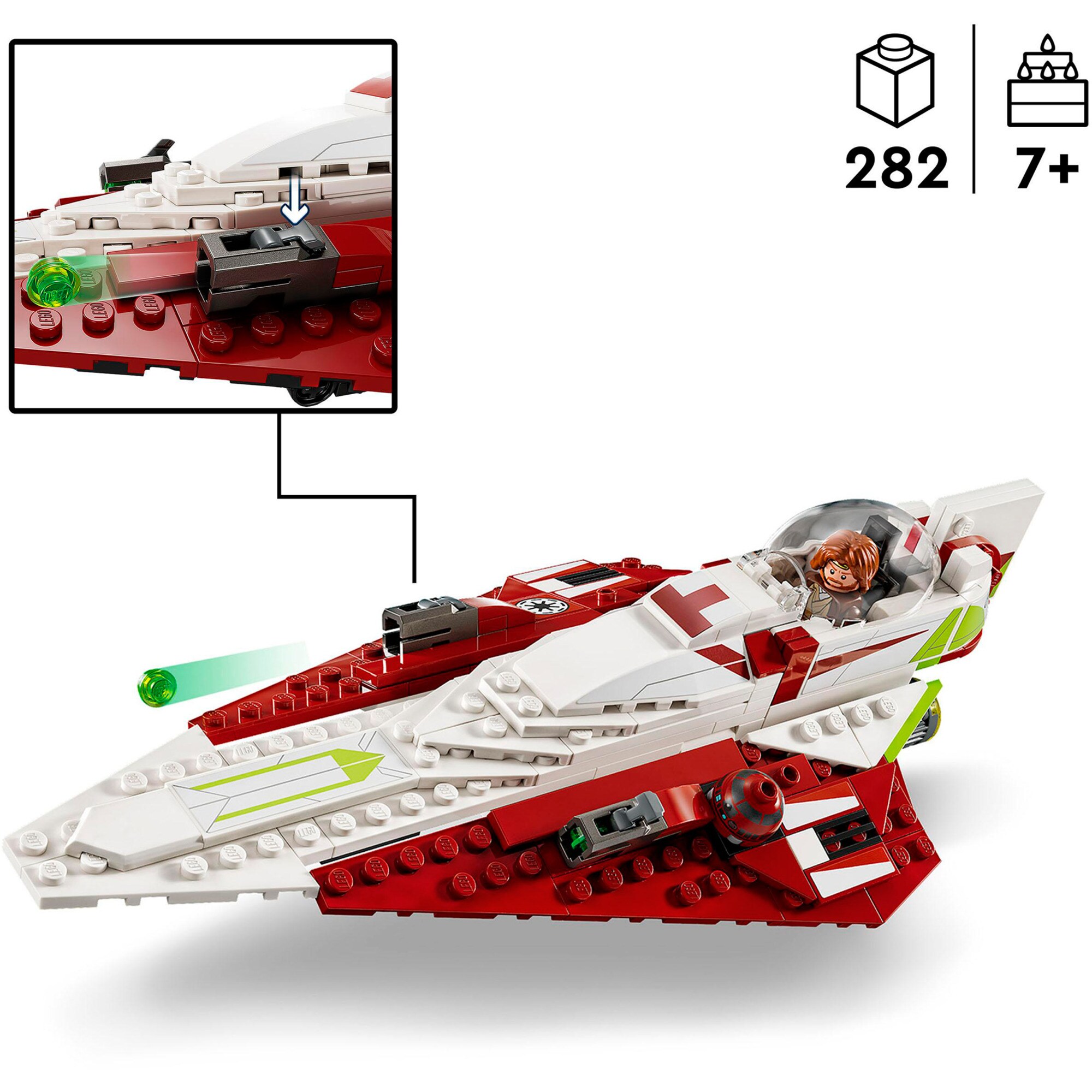 LEGO Konstruktionsspielzeug Star Wars Obi-Wan Kenobis Jedi Starfighter