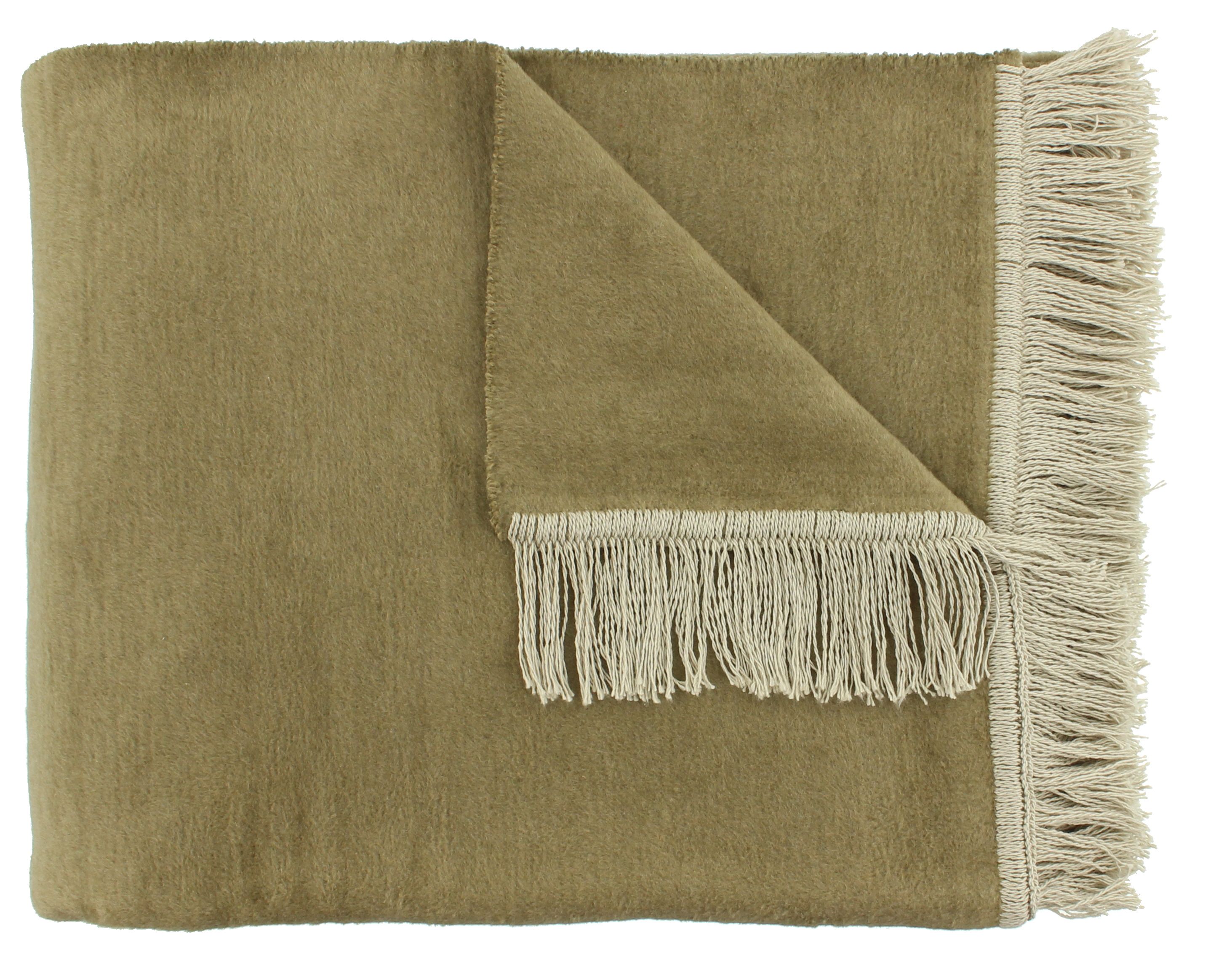 Plaid Taupe Paulos  | ClaudiB150 x D200 cm