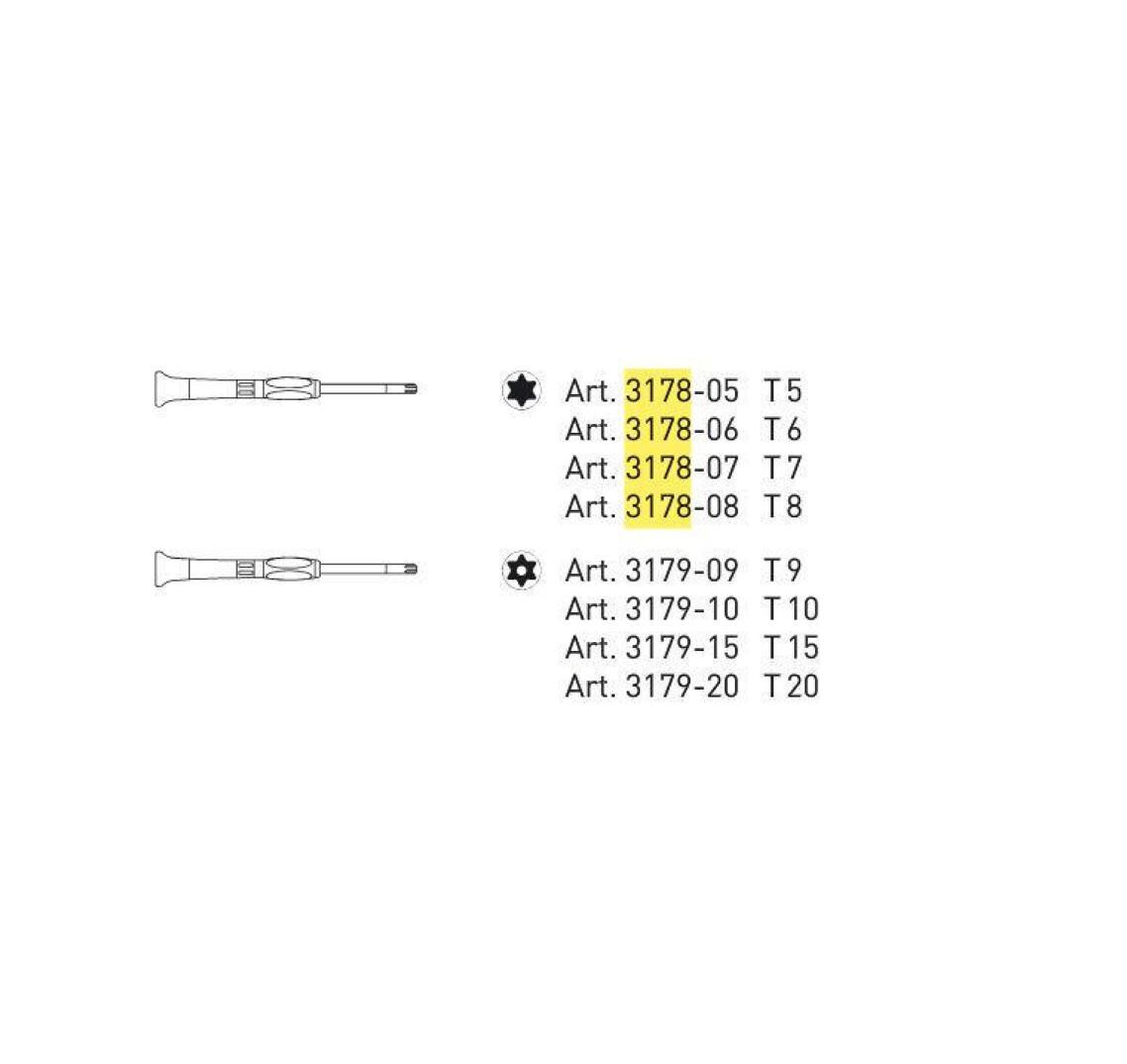 Schraubenzieher-Set TX 8-teiligLangbeck-Klemmzange