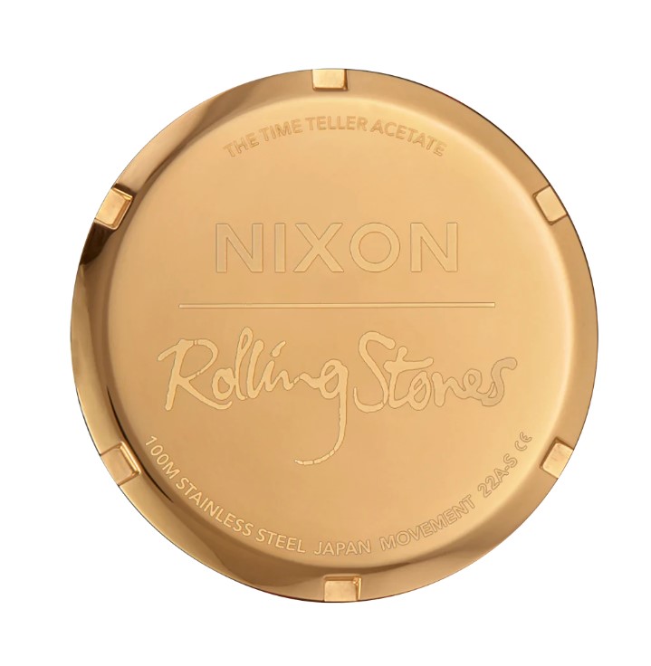 Nixon Rolling Stones Time Teller All Black