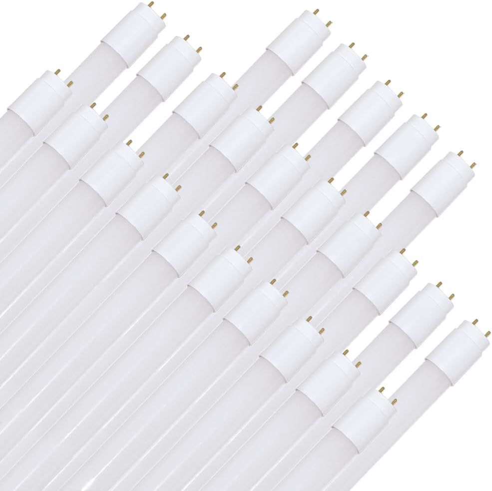 NCC-Licht 25 x LED Röhre 120cm 18W/865 G13 Tageslichtweiß 6500K, Ersatz für 36W KVG T8 Leuchtstoffröhre mit Starter