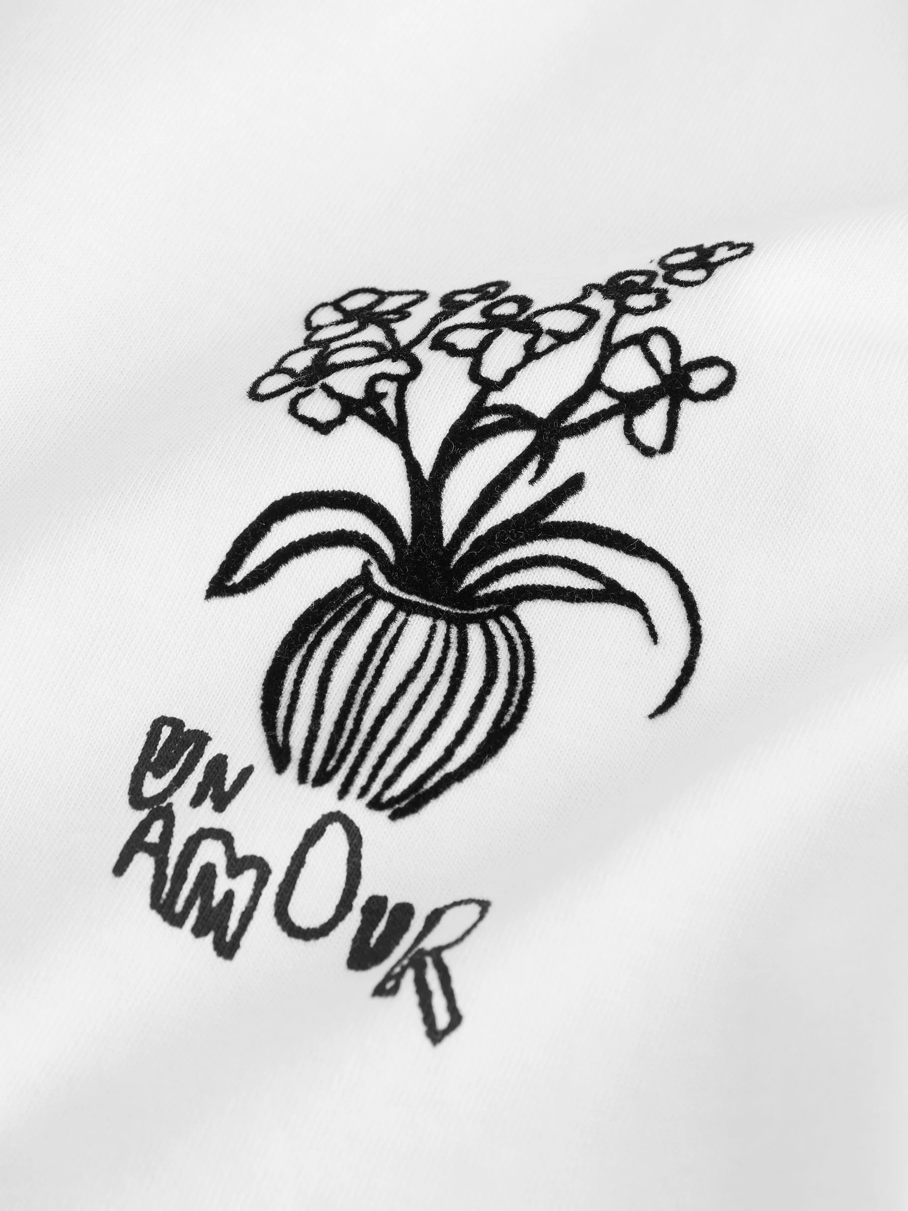 Witte vaas - Oversized T-shirt met grafische print (3-16jr)